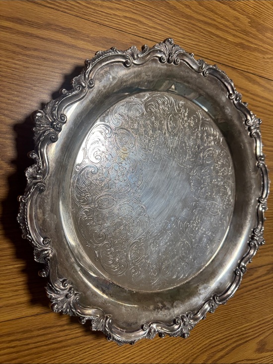 Vintage Other - Vintage ECPA Bristol Silver Decorative Plate